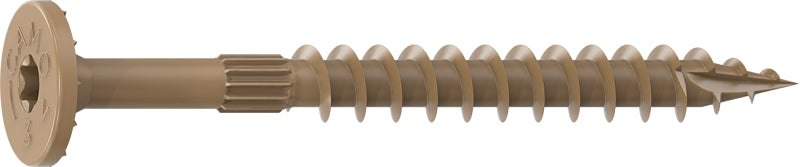 CAMO Camo 0360174 Structural Screw, 1/4 in Thread, 3 in L, Flat Head, Star Drive, Sharp Point, PROTECH Ultra 4 Coated, 50 HARDWARE & FARM SUPPLIES CAMO