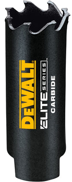 DEWALT DEWALT ELITE Series DAH31 Hole Saw, 1 in Dia, 1-3/4 in D Cutting, 1/2 in Arbor, 3 TPI, Carbide Cutting Edge TOOLS DEWALT