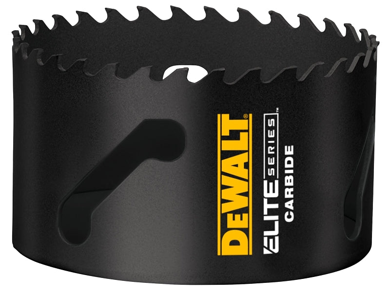 DEWALT DEWALT ELITE Series DAH3312 Hole Saw, 3-1/2 in Dia, 1-3/4 in D Cutting, 1/2 in Arbor, 3 TPI, Carbide Cutting Edge TOOLS DEWALT