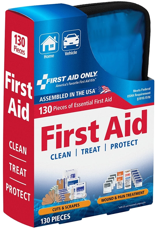 FIRST AID ONLY First Aid Only FAO-428 First Aid Kit, 130-Piece, Multi-Color HOUSEWARES FIRST AID ONLY   