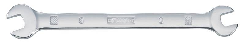DEWALT DEWALT DWMT75431OSP Open End Wrench, Metric, 8 x 9 mm Head, 5-1/2 in L, Polished Chrome
