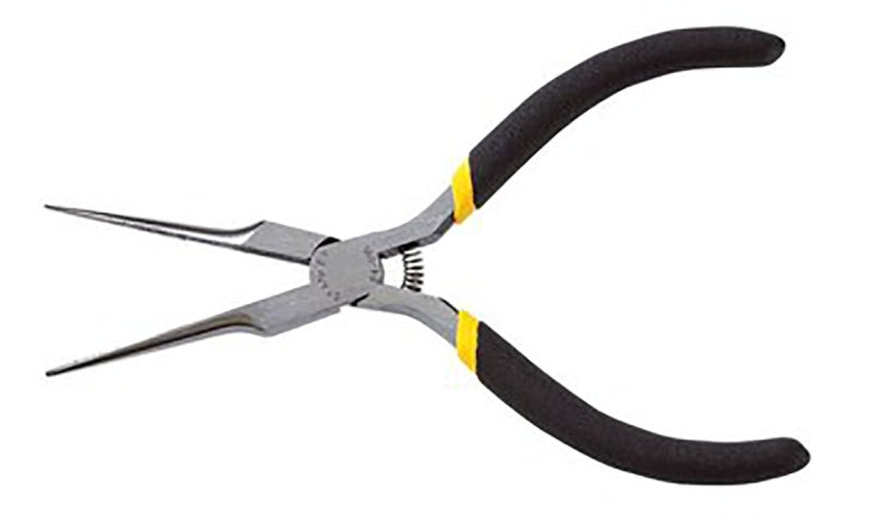 STANLEY Stanley 84-096 Nose Plier, 6 in OAL, Black Handle, Double-Dipped Handle, 1/8 in W Tip TOOLS STANLEY   