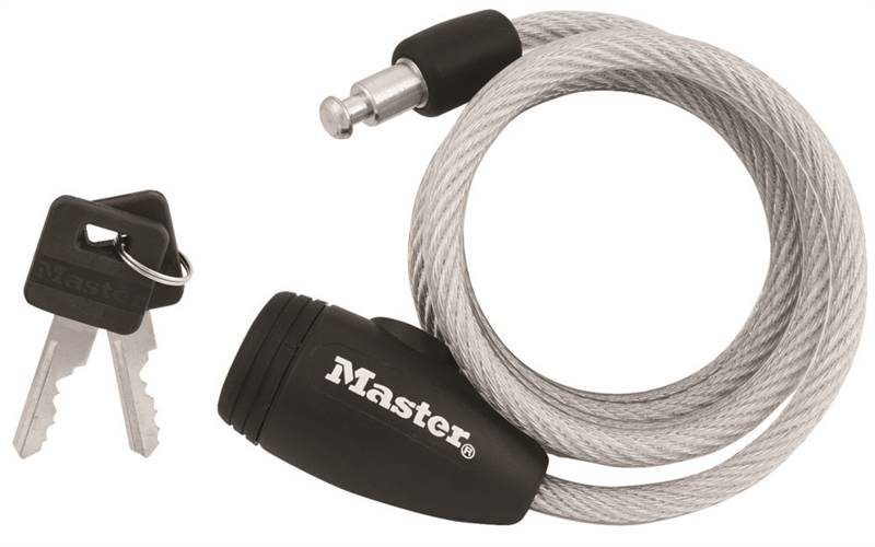 MASTER LOCK LOCK CABLE STL 5/16INX5FT K/D