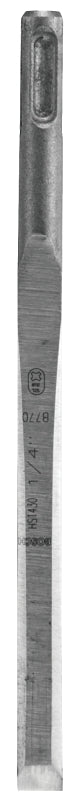 BOSCH Bosch HS1430 Chisel, 1/4 in Tip, 7 in OAL, Steel Blade