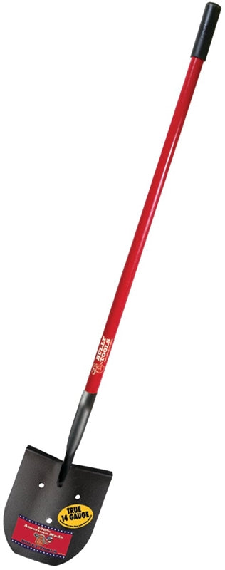 BULLY TOOLS BULLY Tools 92704 Rice Shovel, 9-1/4 in W Blade, 14 ga Gauge, Steel Blade, Fiberglass Handle, Long Handle HARDWARE & FARM SUPPLIES BULLY TOOLS