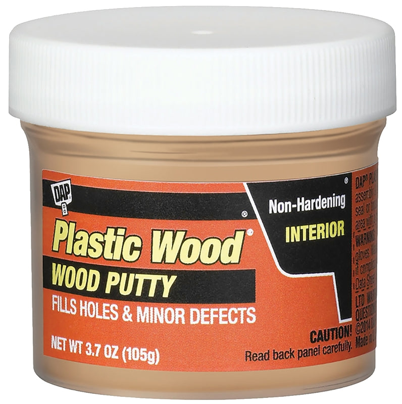 DAP DAP Plastic Wood 21274 Wood Putty, Paste, Mild, Pleasant, Pickled Oak, 3.7 oz PAINT DAP   