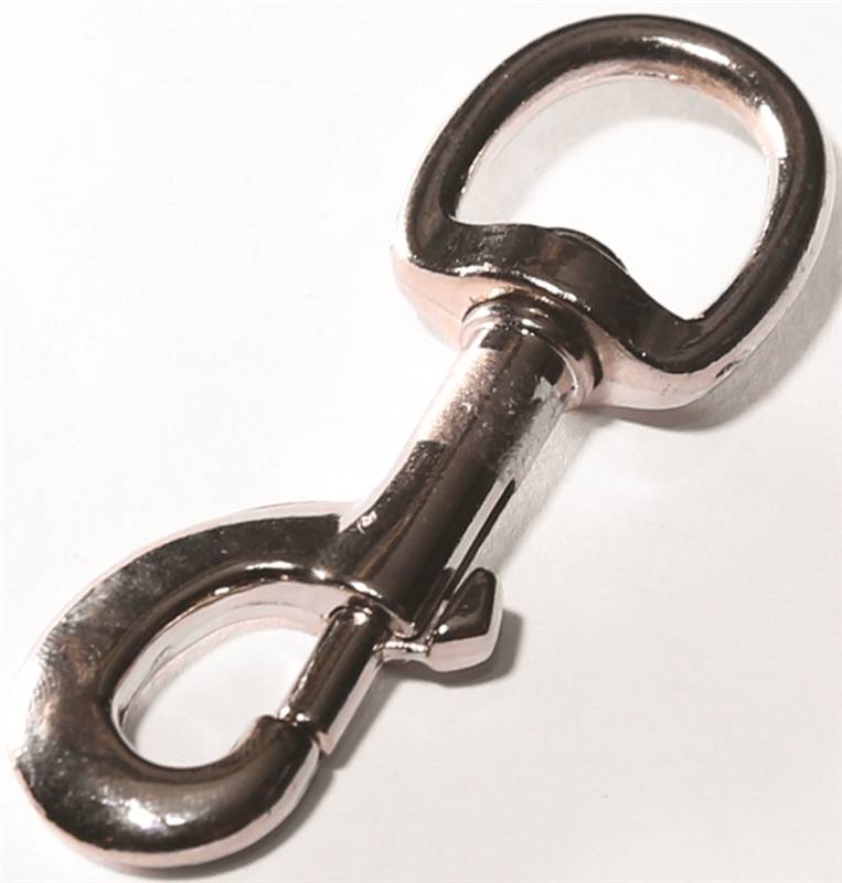 BARON Baron 225-1/2 Bolt Snap, 250 lb Working Load, Zinc-Aluminum Alloy, Nickel