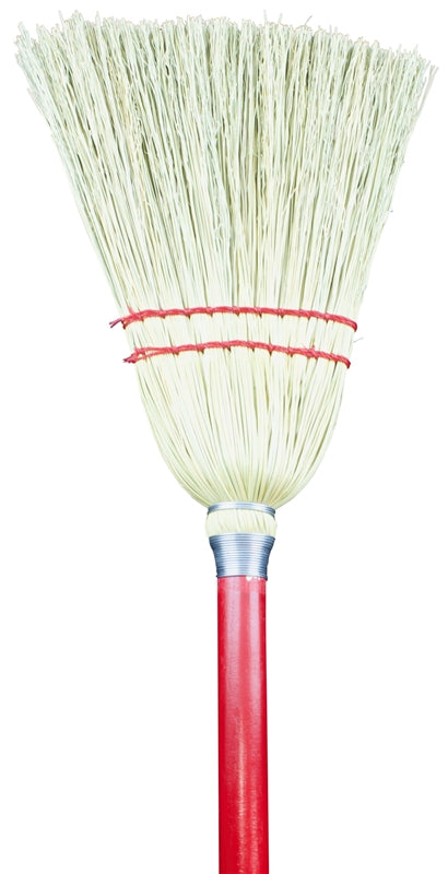 ZEPHYR MANUFACTURING Zephyr 36003 Junior Lobby Broom, #6 Sweep Face, Broomcorn Bristle, 32 in L CLEANING & JANITORIAL SUPPLIES ZEPHYR MANUFACTURING   