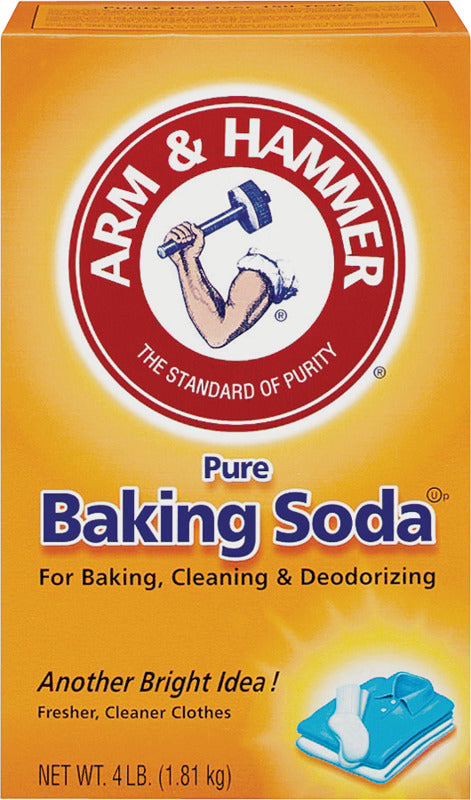 ARM & HAMMER Arm & Hammer 01170 Baking Soda, 4 lb, Box