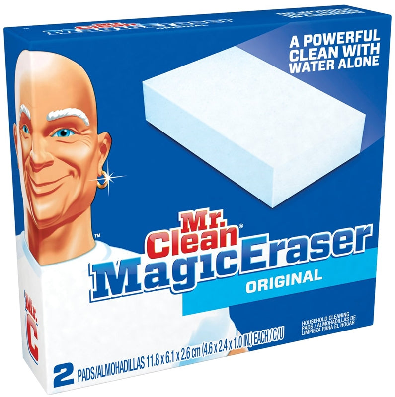 MR. CLEAN Mr Clean 43515 Magic Eraser, 4.6 in L, 2.6 in W, 1 in Thick CLEANING & JANITORIAL SUPPLIES MR. CLEAN