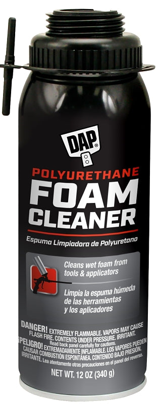 DAP DAP 7565012005 Foam Cleaner, Aerosol, Solvent, Clear, 12 oz, Can PAINT DAP   
