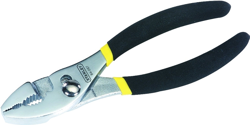 STANLEY Stanley 84-097 Slip Joint Plier, 6 in OAL, 9/16 in Jaw Opening, Double Dipped Handle, 1-1/8 in L Jaw TOOLS STANLEY   