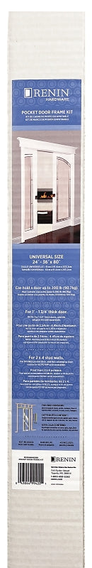 RENIN Renin PD3068MKDBB Pocket Door Frame Kit, 36 in W, 80 in H, Commercial Grade HARDWARE & FARM SUPPLIES RENIN