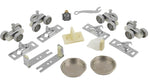 RENIN Renin BP831BB-07200-AL Hardware and Track Set, 72 in L Track, Aluminum, For: 3/4 to 1-3/8 in THK Bypass Door