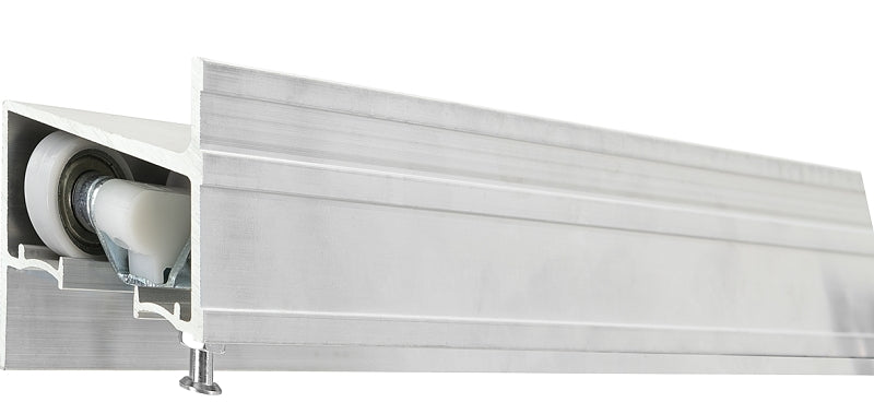 RENIN Renin AW0162F-07200-ALBB Hardware and Track Set, 72 in L Track, Aluminum, Wall, For: 1 to 1-3/4 in THK Sliding Door