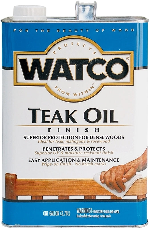 WATCO Watco 67132 Teak Oil Finish, Liquid, 1 gal, Can PAINT WATCO   