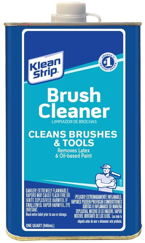 KLEAN STRIP Klean Strip QBC12C Brush Cleaner, Liquid, 1 qt, Can PAINT KLEAN STRIP