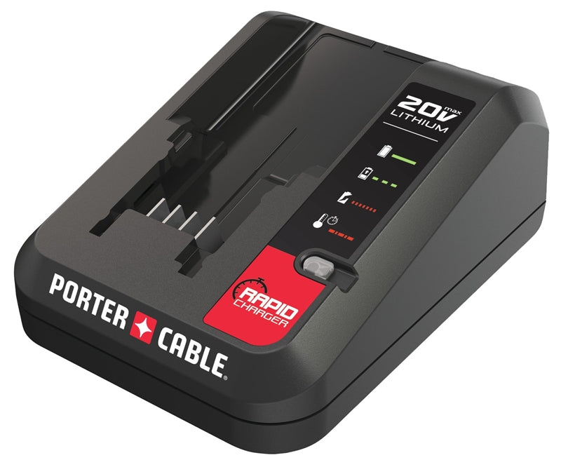 PORTER-CABLE Porter-Cable PCC692L Battery Charger, 120 VAC Input, 20 V Output, 2 Ah, 0.67 hr Charge, Battery Included: No TOOLS PORTER-CABLE   