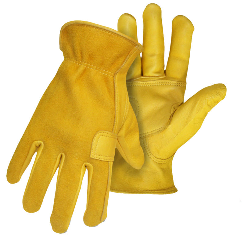 BOSS MFG Boss 4086M Gloves, M, Keystone Thumb, Deerskin Leather CLOTHING, FOOTWEAR & SAFETY GEAR BOSS MFG   