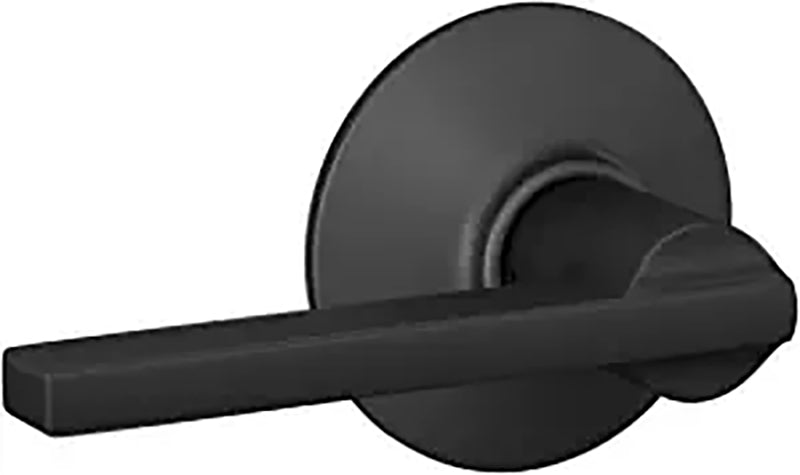 SCHLAGE LOCK Schlage F Series F10 V LAT 622 COL Passage Lever, Mechanical Lock, Matte Black, Metal, Residential, 2 Grade, 1/CD HARDWARE & FARM SUPPLIES SCHLAGE LOCK