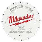 MILWAUKEE Milwaukee 48-40-0522 Circular Saw Blade, 5-3/8 in Dia, 10 mm Arbor, 16-Teeth, Carbide Cutting Edge TOOLS MILWAUKEE