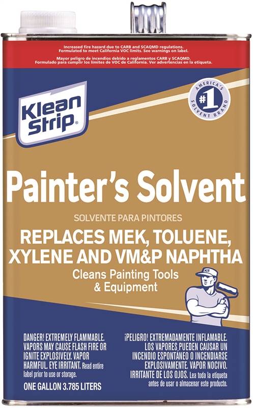 KLEAN STRIP Klean Strip GKSP95000SC Painter's Solvent, Liquid, Water White, 1 gal, Can PAINT KLEAN STRIP