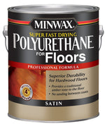 MINWAX Minwax 130220000 Polyurethane, Oil Base, Clear, Liquid, 1 gal Can, 0.9 Specific Gravity PAINT MINWAX