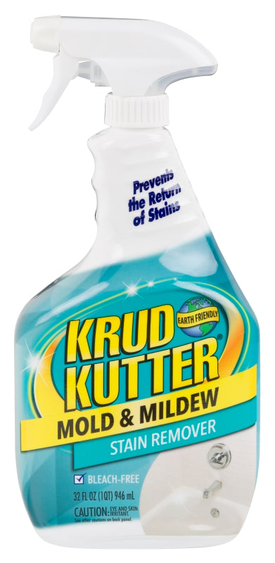 KRUD KUTTER Krud Kutter 305471 Mold and Mildew Stain Remover, 32 oz, Liquid, Mild, Light Yellow CLEANING & JANITORIAL SUPPLIES KRUD KUTTER   