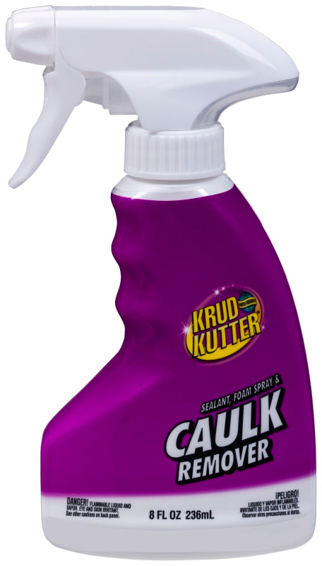 KRUD KUTTER Krud Kutter 336246 Caulk Remover, Liquid, Solvent-Like, Slight Yellow, 8 oz, Bottle CLEANING & JANITORIAL SUPPLIES KRUD KUTTER