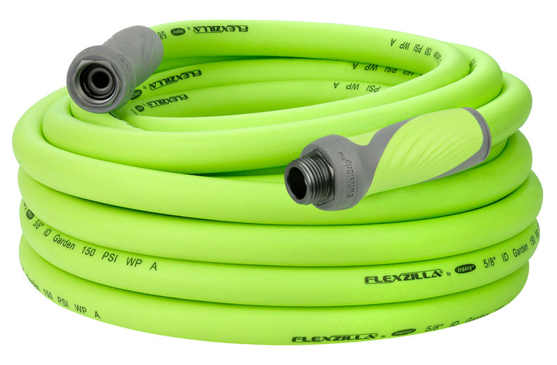 FLEXZILLA Flexzilla SwivelGrip HFZG525YWS-N/CA Garden Hose, 5/8 in, 25 ft L, GHT, Polymer, Green LAWN & GARDEN FLEXZILLA   