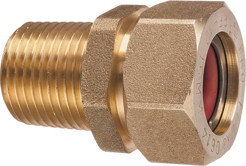 PRO-FLEX Pro-Flex PFMF-3406 Tube to Pipe Adapter, 3/4 in, MNPT PLUMBING, HEATING & VENTILATION PRO-FLEX