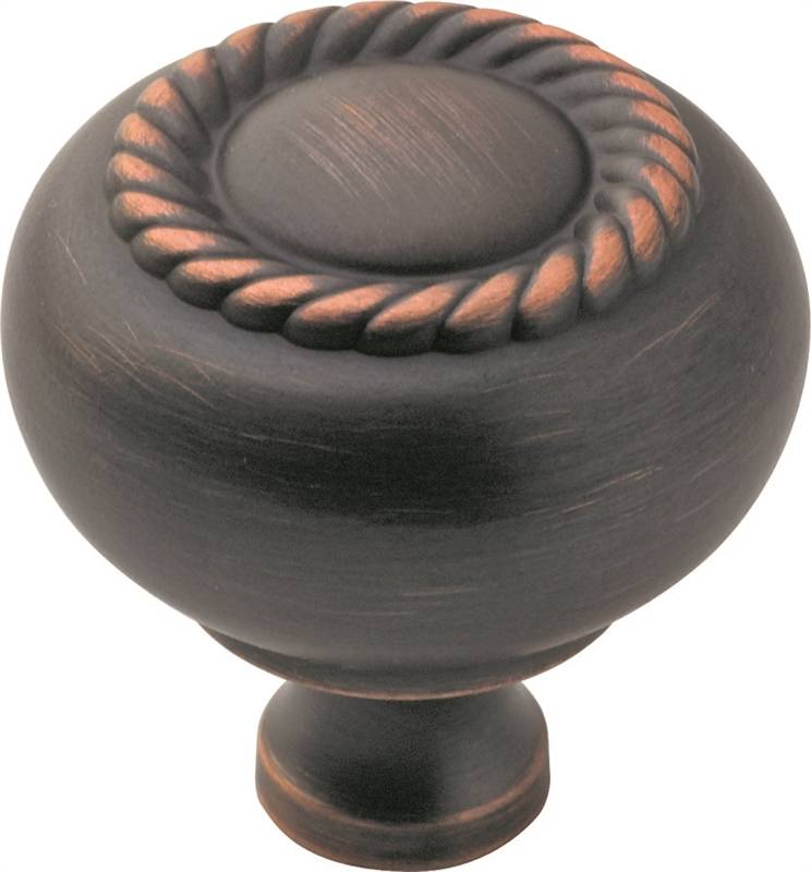 AMEROCK Amerock BP53471ORB Cabinet Knob, 1-1/4 in Projection, Zinc, Oil-Rubbed Bronze HARDWARE & FARM SUPPLIES AMEROCK