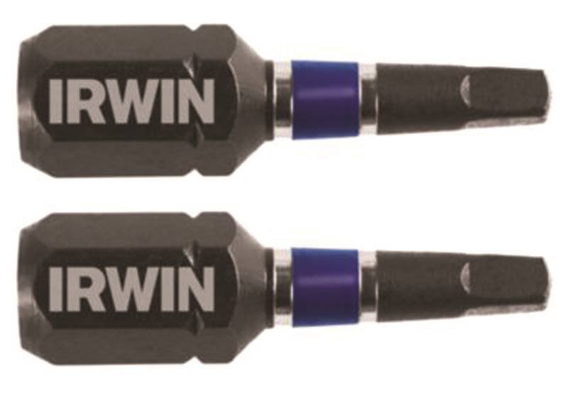 IRWIN Irwin IWAF31SQ12 Insert Bit, #1 Drive, Square Drive, 1/4 in Shank, Hex Shank, 1 in L, Steel TOOLS IRWIN