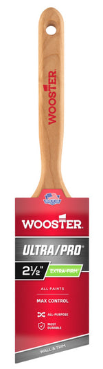 WOOSTER BRUSH Wooster 4153-2 1/2 Paint Brush, 2-1/2 in W, 2-15/16 in L Bristle, Nylon Bristle, Sash Handle PAINT WOOSTER BRUSH   