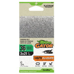 GATOR Gator CeraMax 7091 Portable Sander Belt, 3 in W, 21 in L, 36 Grit, Ceramic Abrasive TOOLS GATOR