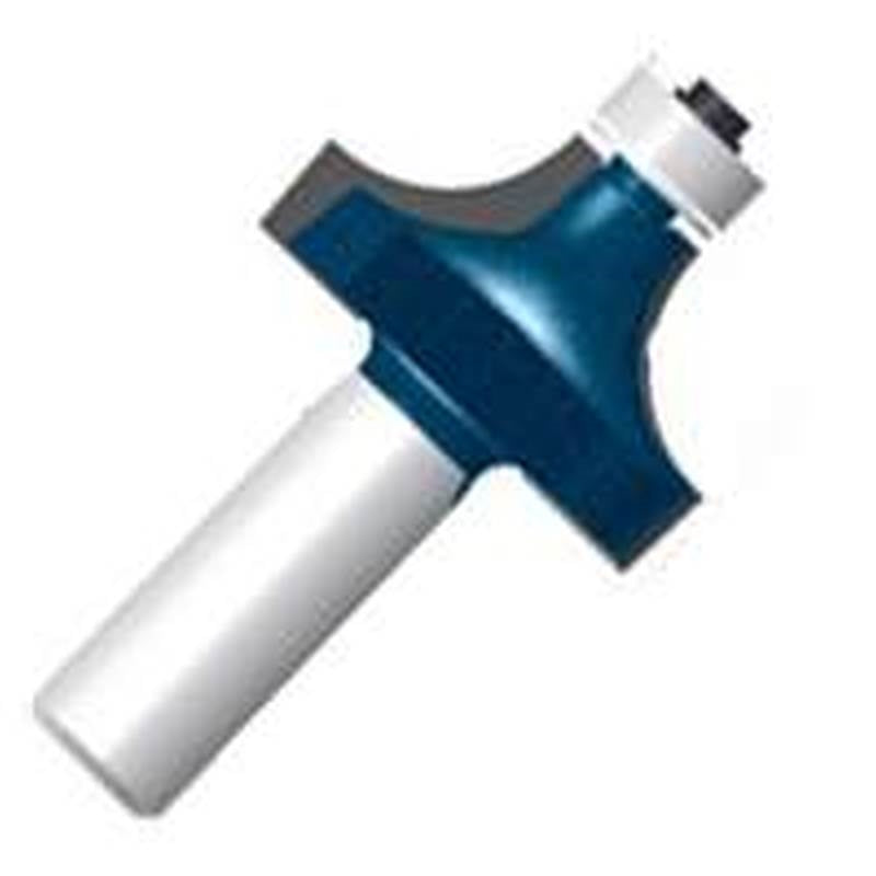 BOSCH Bosch 85290MC Router Bit, 1/2 in Dia, 3/4 in Dia Cutter, 2 in OAL, 1/4 in Dia Shank, 2-Cutter, Steel TOOLS BOSCH