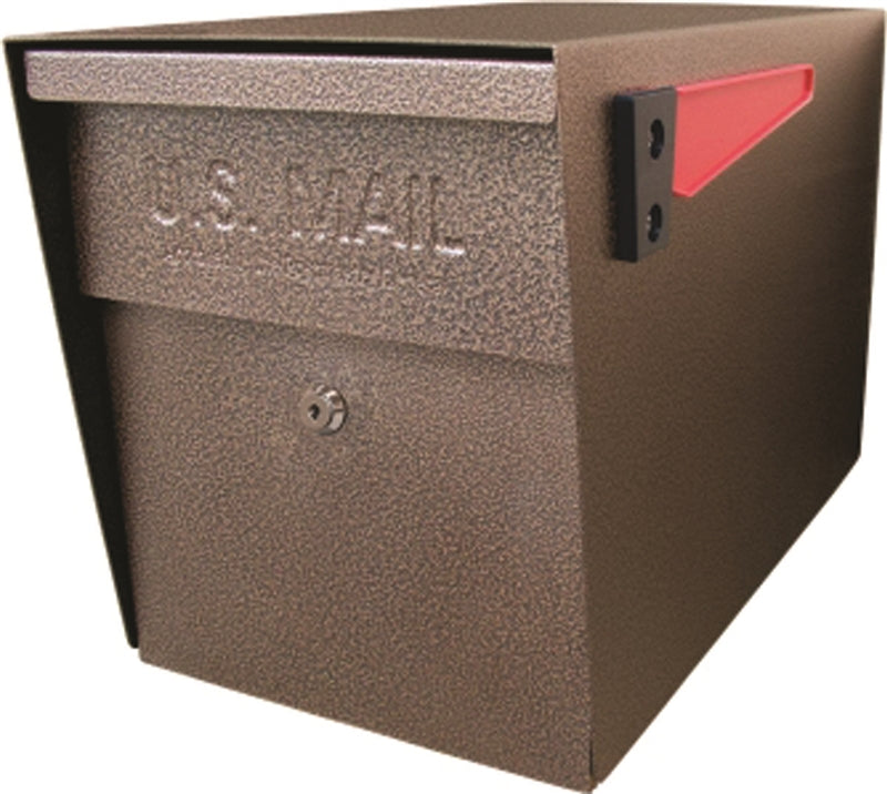 MAIL BOSS Mail Boss 7108 Packagemaster Series Mailbox, Steel, Bronze, 11-1/4 in W, 21 in D, 13-3/4 in H HARDWARE & FARM SUPPLIES MAIL BOSS