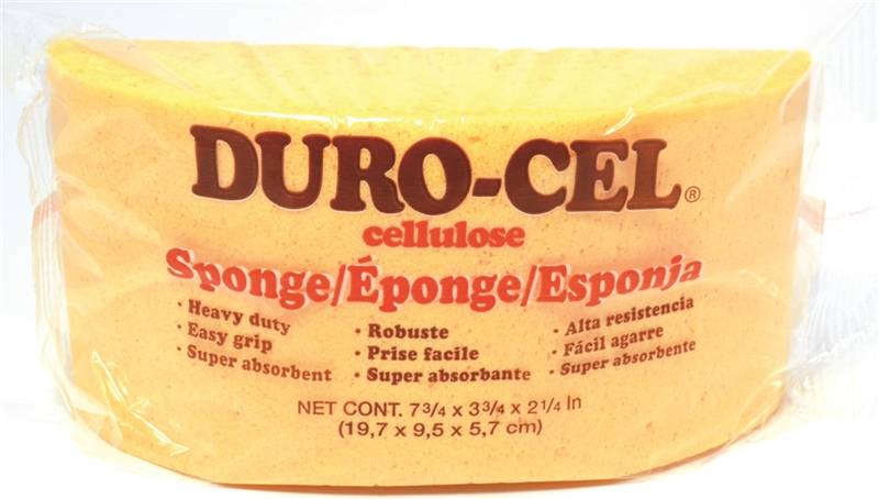 DURO-CEL Duro-Cel 03085 Turtleback Sponge, 7-3/4 in L, 3-3/4 in W, 2-1/8 in Thick, Cellulose PAINT DURO-CEL   