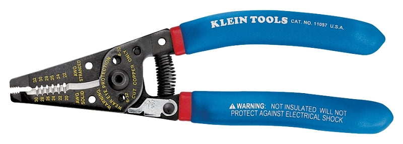 KLEIN Klein Tools 11057 Wire Stripper, 20 to 32 AWG Wire, 20 to 30 AWG Solid, 22 to 32 AWG Stranded Stripping, 7-1/8 in OAL ELECTRICAL KLEIN   