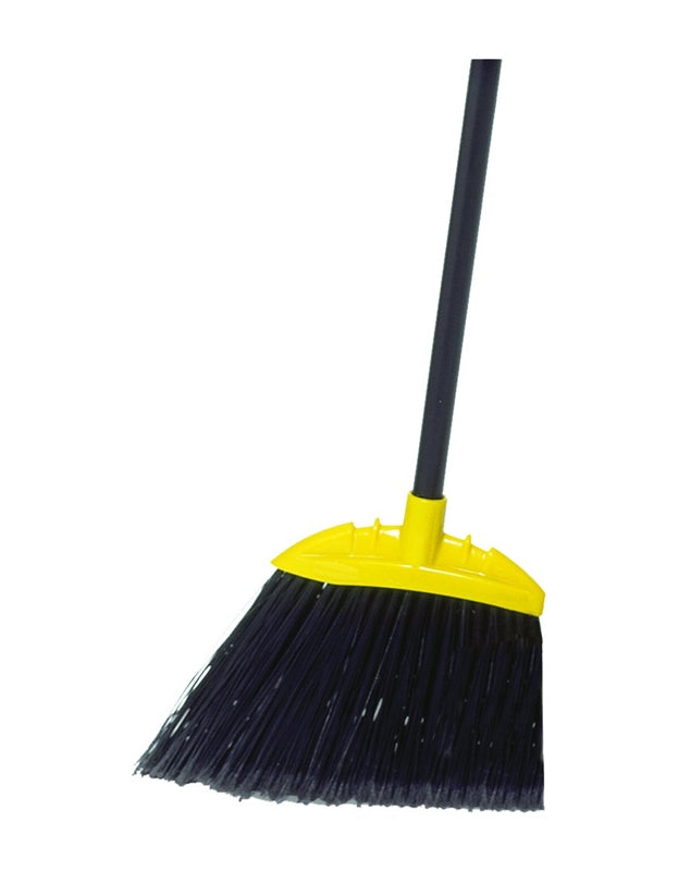 RUBBERMAID Rubbermaid FG637400BLA Lobby Broom, 7-1/2 in Sweep Face, 5 in L Trim, Polypropylene Bristle, Black Bristle, 35 in L