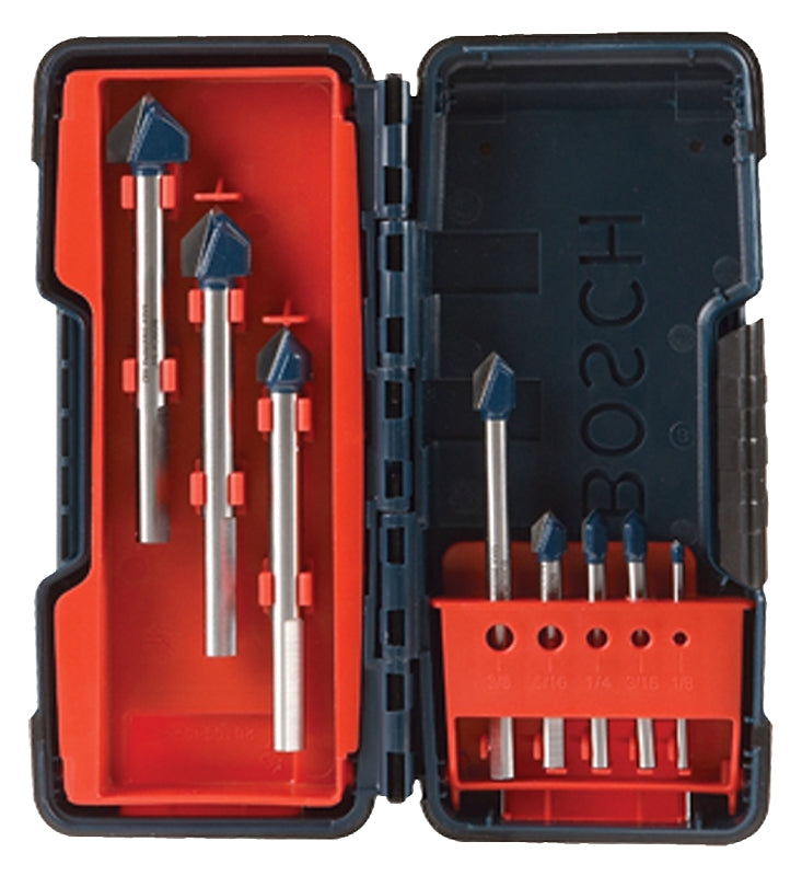 BOSCH Bosch GT3000 Glass and Tile Bit Set, 8-Piece, Carbide