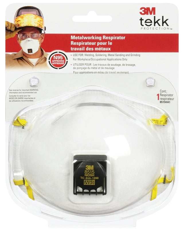 3M 3M TEKK Protection 8515HA1-A/R8515ES Disposable Respirator, N95 Filter Class CLOTHING, FOOTWEAR & SAFETY GEAR 3M   