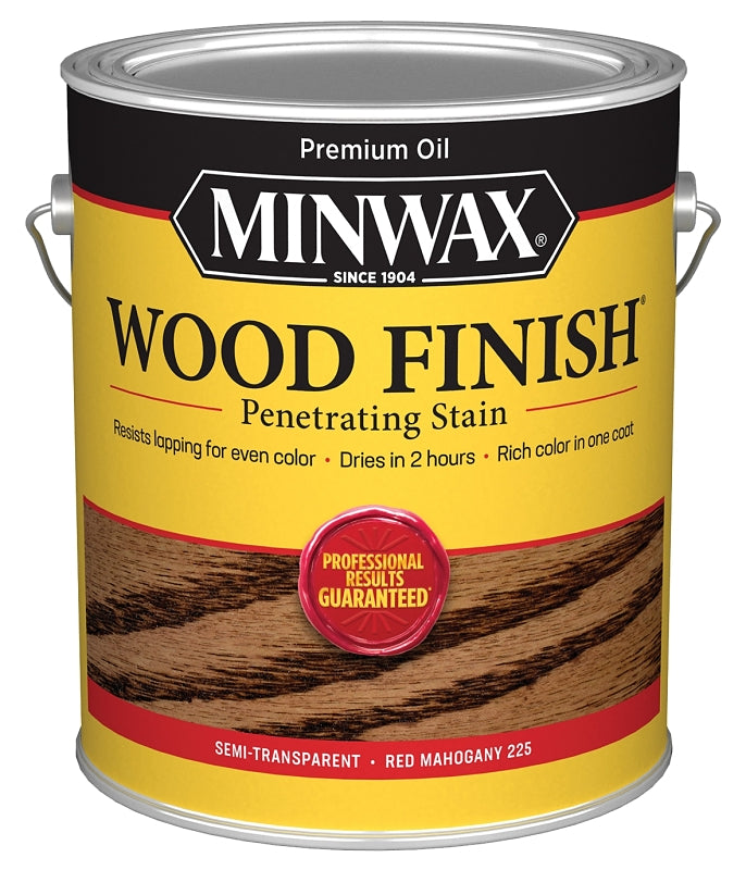 MINWAX Minwax 71007000 Wood Stain, Oil Base, Red Mahogany, Liquid, 1 gal, Can PAINT MINWAX