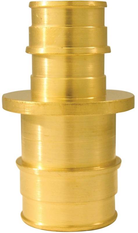 APOLLO Apollo ExpansionPEX Series EPXC341 Reducing Coupling, 3/4 x 1 in, Barb, Brass, 200 psi Pressure