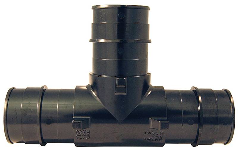 APOLLO Apollo Expansion Series EPXPAT15PK Pipe Tee, 1 in, Barb, Poly Alloy, 200 psi Pressure PLUMBING, HEATING & VENTILATION APOLLO
