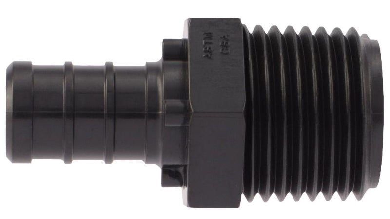 APOLLO Apollo ApolloPEX Series PXPAM125PK Pipe Adapter, 1/2 in, Barb x MPT, PEX-A, Poly Alloy, 200 psi Pressure PLUMBING, HEATING & VENTILATION APOLLO