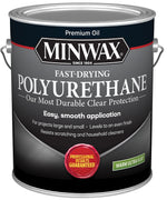 MINWAX Minwax 710270000 Fast-Drying Polyurethane, Ultra Flat, Clear, 1 gal PAINT MINWAX