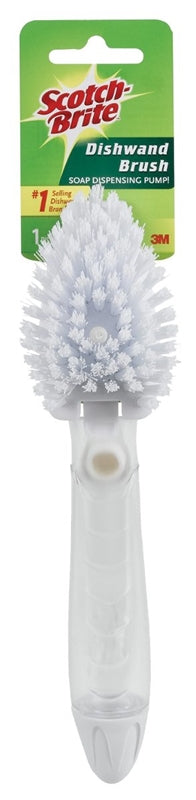 SCOTCH-BRITE Scotch-Brite 750-4 Dish Brush, 9 in L, Plastic Handle