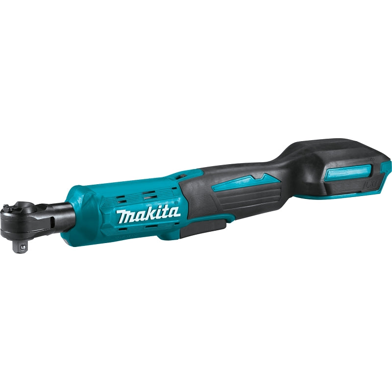 MAKITA Makita LXT XRW01Z Ratchet, Tool Only, 18 V, 3/8, 1/4 in Drive, Square Drive, 0 to 800 rpm Speed PAINT MAKITA