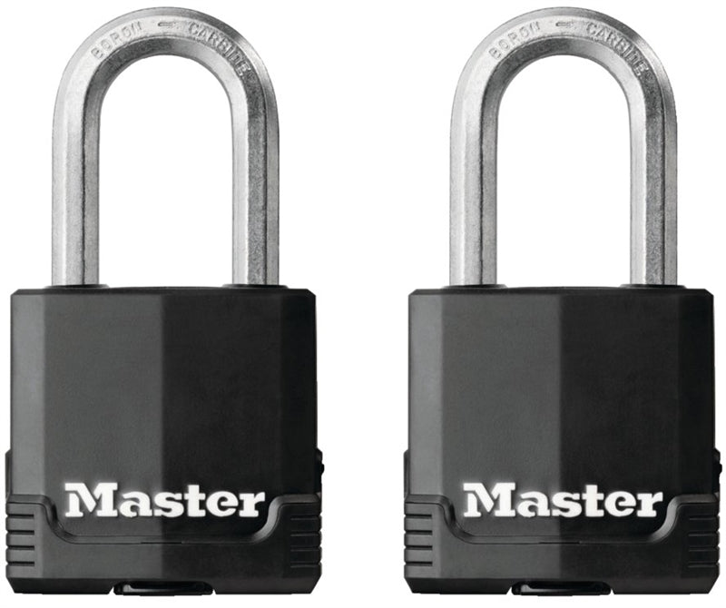 MASTER LOCK Master Lock Magnum Series M115XTLF Padlock, 1-7/8 in W Body, 5/16 in Dia Shackle, 1-1/2 in H Shackle